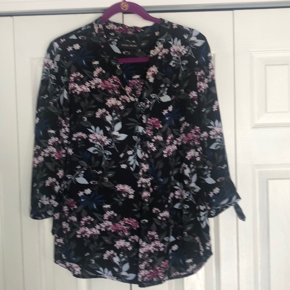 Ivanka Trump floral tunic top